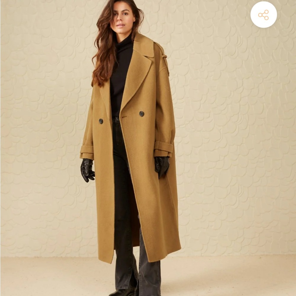 Yaya wool blend coat